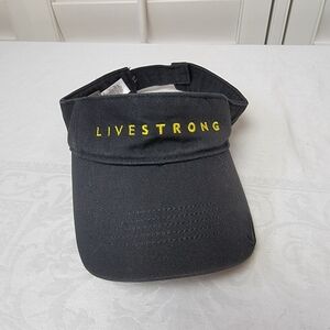 🖤 Nike LIVESTRONG Black Visor – Adjustable